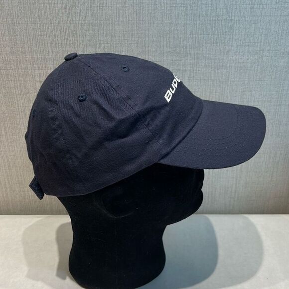 Bud Light Beer Hat Cap Embroidered Navy Blue Adjustable Strap Back - Picture 5 of 9